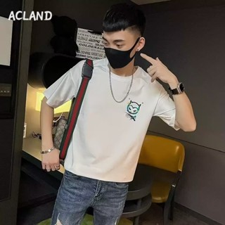 Acland เสื้อยืดผู้ชาย ผู้ชายเสื้อเชิ้ต เสื้อยืด ผ้านุ่ม ใส่สบาย ไม่หด ไม่ต้องรีด MTX2390KF1 37Z230913