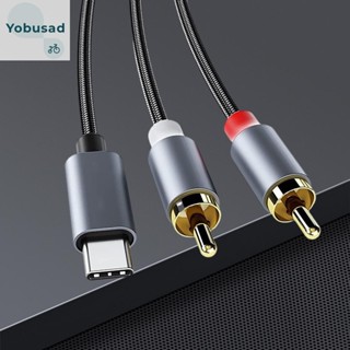 [Yobusad.th] สายสัญญาณเสียงสเตอริโอ Y Splitter สําหรับ Iphone Android โทรศัพท์ แท็บเล็ต