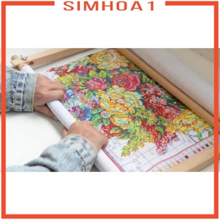 [Simhoa1] ม้วนปักครอสติชคริสตัล แบบไม้ DIY