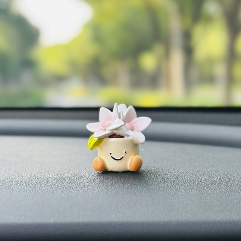 ใหม่!! ตุ๊กตาดอกไม้น่ารัก ขนาดเล็ก สําหรับตกแต่งบ้าน รถยนต์ ออฟฟิศ - รูปที่ 4