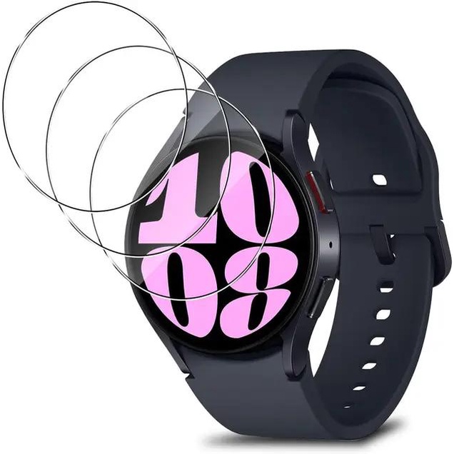 3/6 ชิ้น ฟิล์มป้องกันนาฬิกา สําหรับ Samsung Galaxy Watch 6 40 มม. / 44 มม. ป้องกันรอยขีดข่วน ฟิล์มนิรภัย สมาร์ทวอทช์ HD ฟิล์มหน้าจอ