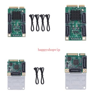 Hsv การ์ดขยาย Mini PCIE mSata เป็นอะแดปเตอร์ พร้อม 2 4 Sata3 0 6Gbps 15Gbps และ 3Gbps