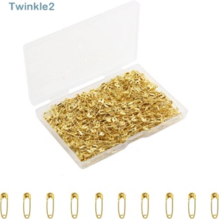 Twinkle หมุดโลหะ ขนาดเล็ก 19 มม. ปลอดภัย สีทอง สําหรับทําเครื่องประดับ เสื้อผ้า 500 ชิ้น