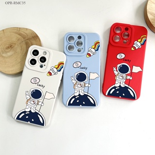 Realme C35 C30 C21Y C25Y C15 C1 เคสเรียวมี สำหรับ Astronaut  เคส เคสโทรศัพท์