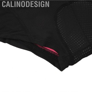 Calinodesign Women 3D Padded Bike Shorts Underwear  Cycling Black Polyester Sponge for Spinning