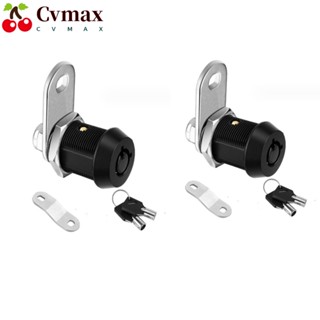 Cvmax กุญแจล็อคตู้เสื้อผ้า แบบท่อ ถอดได้ 1-1/8 นิ้ว 2 แพ็ค
