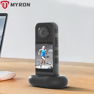 Myron ฐานซิลิโคน ป้องกันรอยขีดข่วน อุปกรณ์เสริมกล้อง สําหรับ Insta360 X3