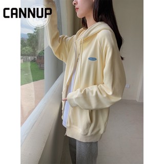 Cannup เสื้อกันหนาว เสื้อฮู้ด สบาย ทันสมัย Durable chic WJK2390PMC37Z230912