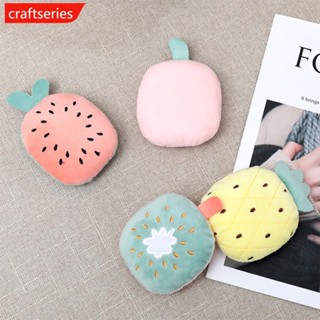 Craftseries ของเล่นตุ๊กตาสตรอเบอร์รี่ แตงโม สับปะรด ผลไม้ กันกัด สําหรับสัตว์เลี้ยง สุนัข G5Q4