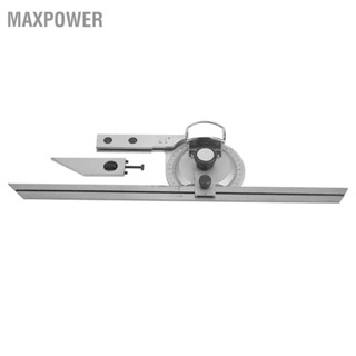 Maxpower Universal Bevel Protractor 0-360 องศามุม Square Finder ไม้บรรทัดวัดเครื่องมือ