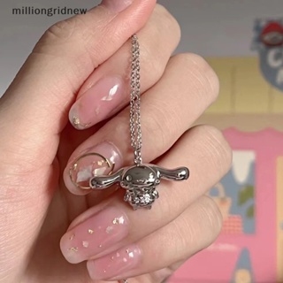 SANRIO [milliongridnew] เครื่องประดับ สร้อยคอเงิน จี้รูปซานริโอ้ ซินนาม่อนโรล น่ารัก สําหรับผู้หญิง เพื่อน WQL