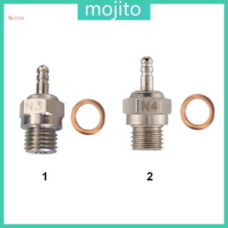 Mojito ปลั๊กเรืองแสง N3-N4 สําหรับเครื่องยนต์ HSP 70117 1 10 1 8 RC Car