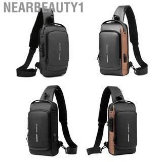 Nearbeauty1 Password Sling Backpack  Cycling  Bag Large  Lightweight Fashionable for Men