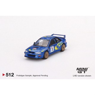 MINI GT No.512 Subaru Impreza WRC97 1997 Rally Sanremo Winner #3 MGT00512