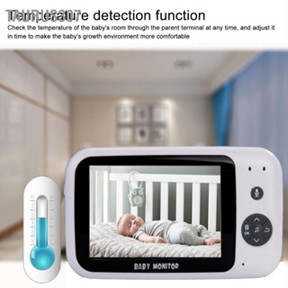 Taurus307 3.2in Wireless Baby Video Monitor 2 Way Talk การตรวจจับอุณหภูมิ Night Vision Lullaby Security กล้อง 100-240V