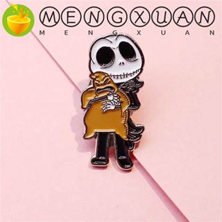 Mengxuan Jack Skellington เข็มกลัดแจ็ค เครื่องประดับคอสเพลย์ฮาโลวีน ฝันร้าย ก่อนวันคริสต์มาส