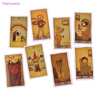 Thevantin ไพ่ทาโรต์ ภาษาอังกฤษ ไกด์นําโชค เกมไพ่ทาโรต์ 1 ชุด