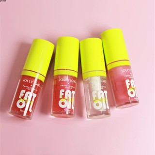 JOLLY JOJO Lip Oil Moisturizing Color Changing Lip Balm for Soft Radiant Lips and ชุ่มชื้นเต็มที่ ขนาดเล็กและเบา พกพาสะดวก ลักษณะสวยงามและน่ารัก Lip oil puueqg