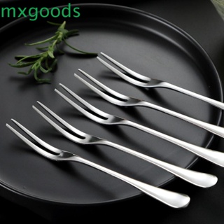 Mxgoods ส้อมจิ้มผลไม้ ขนมหวาน แบบพกพา อุปกรณ์เสริม สําหรับร้านอาหาร ค็อกเทล