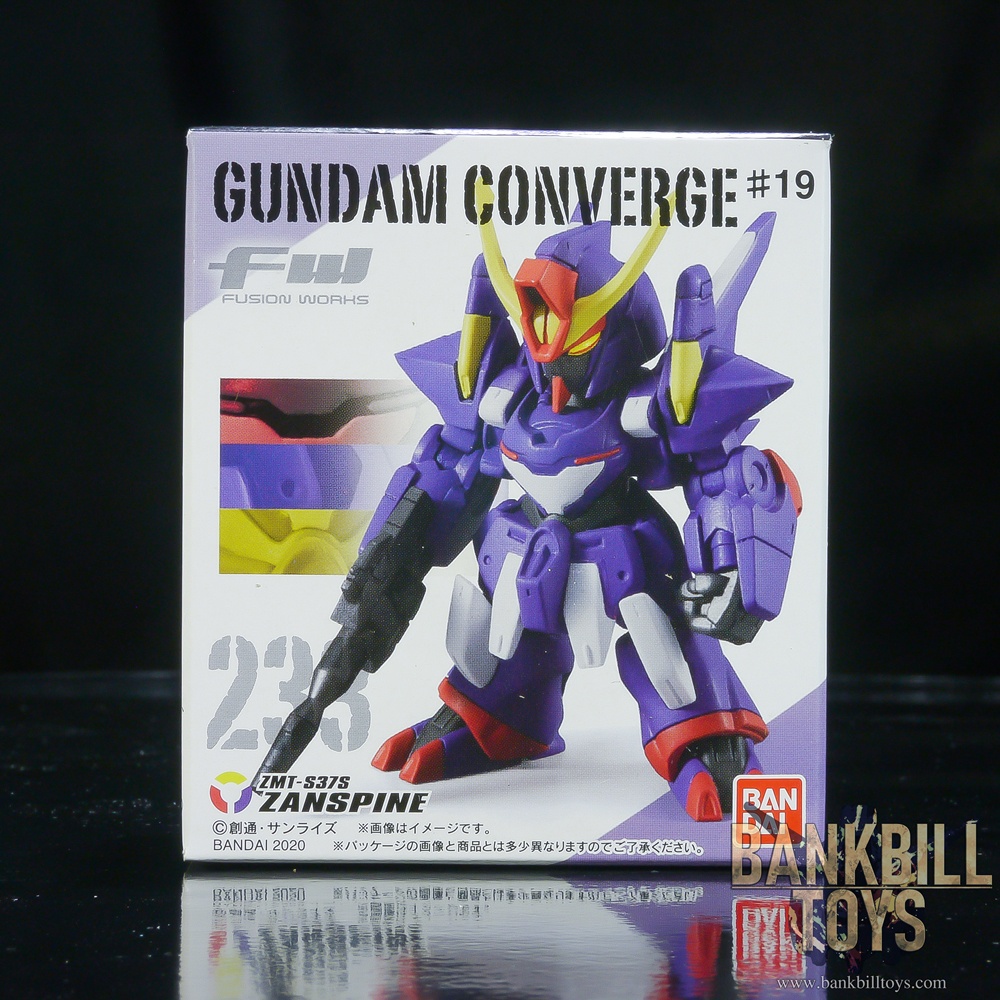 กันดั้ม Bandai Candy Toy FW Gundam Converge #19 No.233 ZMT-S37S Zanspine