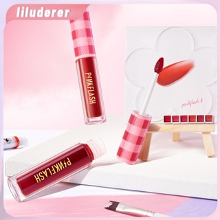 Pinkflash Matte Lip Tint ลิปกลอสกันน้ำ Barbie Pink Water-ink To Matte Lipstick HO