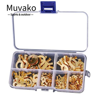 Muvako หางปลาทองแดง 6 ขนาด พร้อมกล่องเก็บ O-Type M3 M4 M5 M6 M8 M10 150 ชิ้น