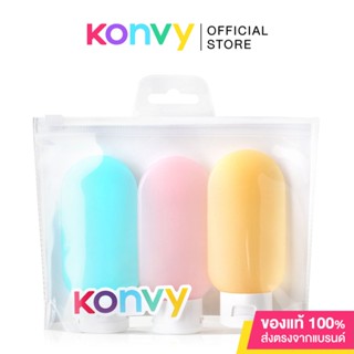 Konvy Hose Travel Bottle Set 3pcs คอนวี่ ชุดขวดแบ่งบรรจุ ขนาดพกพา 3 ชิ้น.