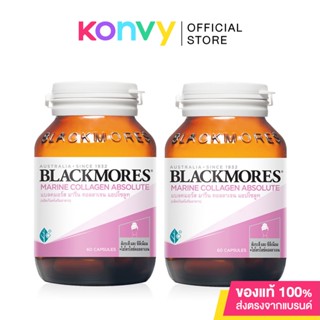 [แพ็คคู่] Blackmores Marine Collagen Absolute [60 Capsules x 2pcs].