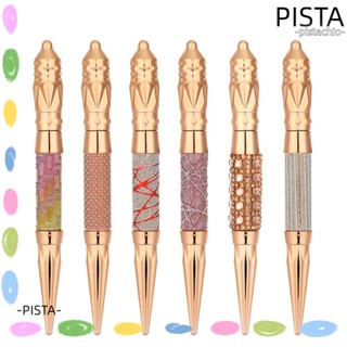 Pista ปากกาปักครอสสติตช์คริสตัล สําหรับตกแต่งเล็บ