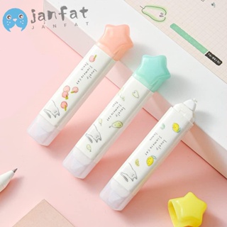 Janfat เทปลบคําผิด เทปลบคําผิด เพื่อความสวยงาม สีขาว ทูอินวัน เทปลบคําผิด น่ารัก รีฟิล เทปลบคําผิด สีขาว น่ารัก สํานักงาน