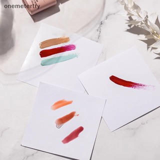 Onem 50 ชิ้น กระดาษกาวติ่ง แบบใช้แล้วทิ้ง ฉีกได้ จานสีทาเล็บ ถาดผสมสี กันน้ํา บอร์ดแสดงกระดาษ n