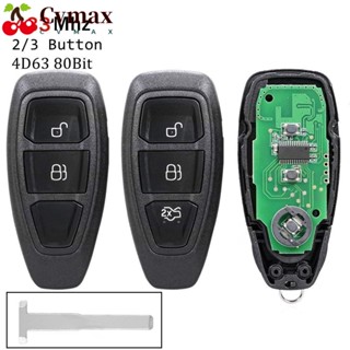 Cvmax รีโมตกุญแจรถยนต์ ใช้งานง่าย สําหรับ Ford B-Max Ford Fiesta 433Mhz Ford Kuga Car Key Ford Focus