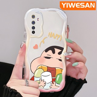 เคสโทรศัพท์มือถือใส แบบนิ่ม ลายการ์ตูนชินจัง กันกระแทก สําหรับ Realme 6 Pro 6s Narzo