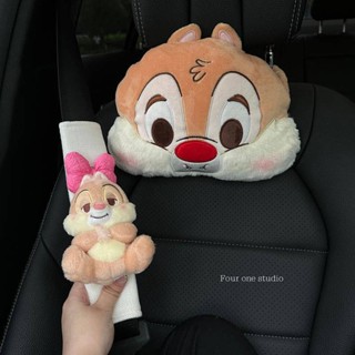 Chip N Dale Automotive Headrest Car Neck Pillow Cute Car Interior Decoration Car Comfortable Pillow Car Good Stuff 2Upq