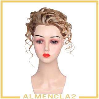 [Almencla2] หุ่นหัวล้าน ฐานเรียบ มั่นคง สําหรับโชว์หมวก วิกผม