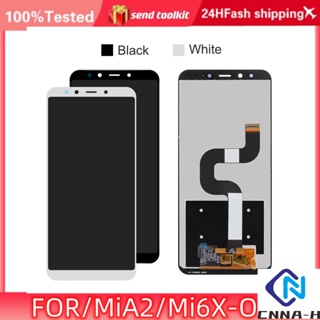 หน้าจอแสดงผลสัมผัสดิจิทัล LCD 5.99 นิ้ว พร้อมกรอบ สําหรับ Xiaomi Mi A2 Mi 6X M1804D2SG M1804D2SI