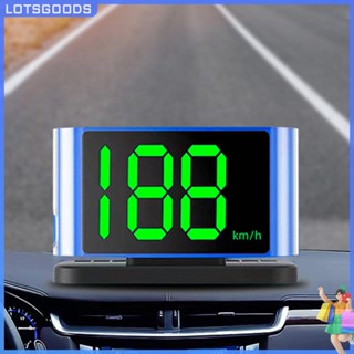 ★ Lotsgoods.th ★เครื่องวัดความเร็วดิจิทัล GPS HUD KMH MPH แบบสากล อุปกรณ์เสริม สําหรับรถยนต์