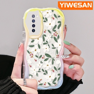 เคสโทรศัพท์มือถือแบบนิ่ม ใส กันกระแทก ลายดอกไม้สีขาว แฟชั่น สําหรับ Huawei Nova 7 SE Nova 7 Pro Nova 9 SE Nova 11 SE Nova 10 SE Honor 20