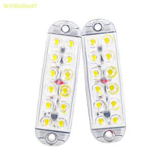 [WillBeRedT] ไฟเตือนฉุกเฉิน LED 2 ชิ้น สําหรับรถยนต์ รถบรรทุก รถพ่วง [ใหม่]