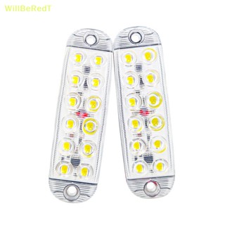 [WillBeRedT] ไฟเตือนฉุกเฉิน LED 2 ชิ้น สําหรับรถยนต์ รถบรรทุก รถพ่วง [ใหม่]