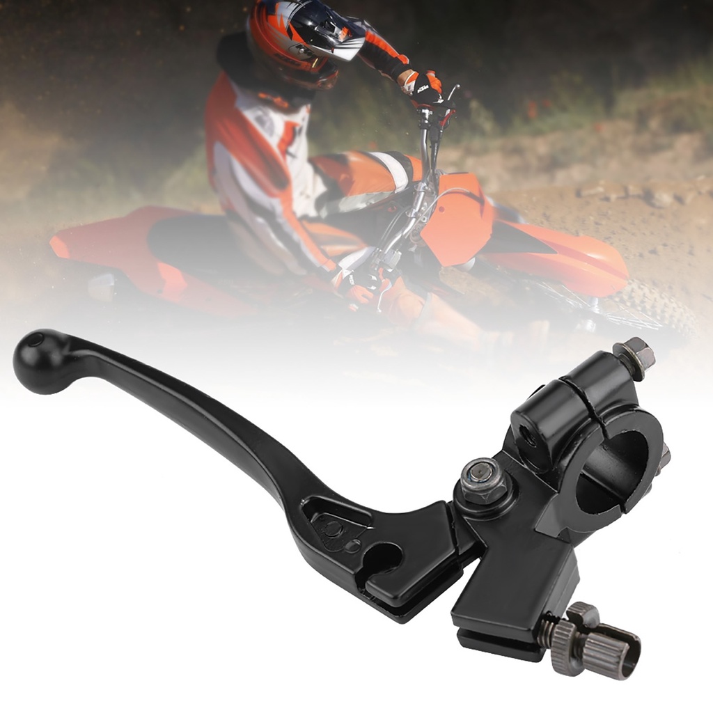 LZB2 22mm 7 / 8in มือจับก้านคลัตช์แบบพับได้พร้อมคอนสำหรับ 50CC - 125CC Dirt Pit Bike