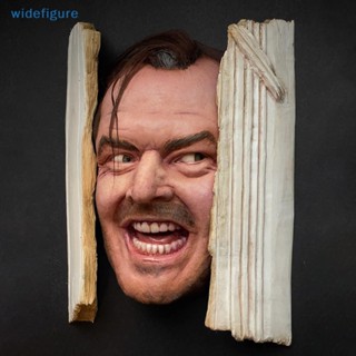 Widefigure ประติมากรรมเรซิ่น รูปแจ็ค Nicholson สําหรับตกแต่งบ้าน ชั้นวางหนังสือ