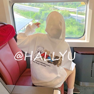 HALLYU  เสื้อผ้าผู้ญิง แขนยาว เสื้อฮู้ด คลุมหญิง สไตล์เกาหลี แฟชั่น  Unique Chic Stylish ทันสมัย A98J3AJ 36Z230909