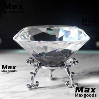 Maxg ที่ทับกระดาษ ประดับเพชรคริสตัล ขนาดใหญ่ สีเงิน สําหรับงานแต่งงาน