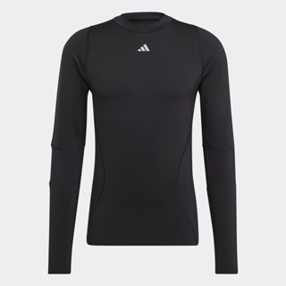 adidas เทรนนิง เสื้อยืดเทรนนิงแขนยาว Techfit COLD.RDY ผู้ชาย สีดำ HD3521