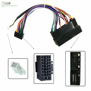 [ISHOWMAL-TH]Cable Adapter Navigation Power Plastic Quick Install ABS Black Car Audio-New In 9-