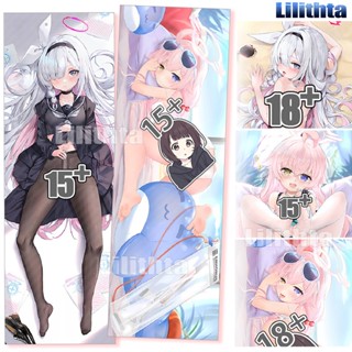 ปลอกหมอน พิมพ์ลายการ์ตูนอนิเมะ Dakimakura Takanashi Hoshino Plana สีฟ้า สําหรับตกแต่งบ้าน