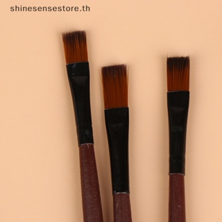 Shine ชุดแปรงไนล่อนอะคริลิค สําหรับวาดภาพสีน้ํามัน 6 ชิ้น ต่อชุด