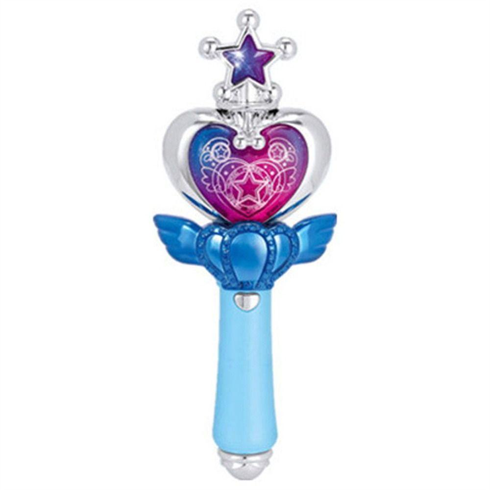 JUMBO Girl Magic Wand, ไฟ Led Princess Wand Moon Fairy Stick, เอฟเฟกต์เสียงสําหรับเด็กพร้อมแท่งไฟเพลง Shine Glow Stick ของขวัญเด็กผู้หญิง ราคา ถูกที่สุด ดีลบีเคเค แกลเลอรีภาพที่ 8