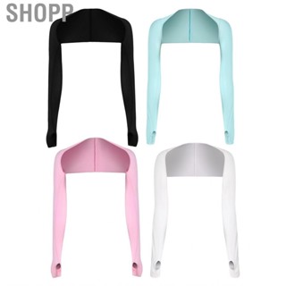 Shopp Cooling Shawl Arm Sleeves  Nice Elasticity Sun Protection Low  Polyester Ice Silk for Outdoor Cycling